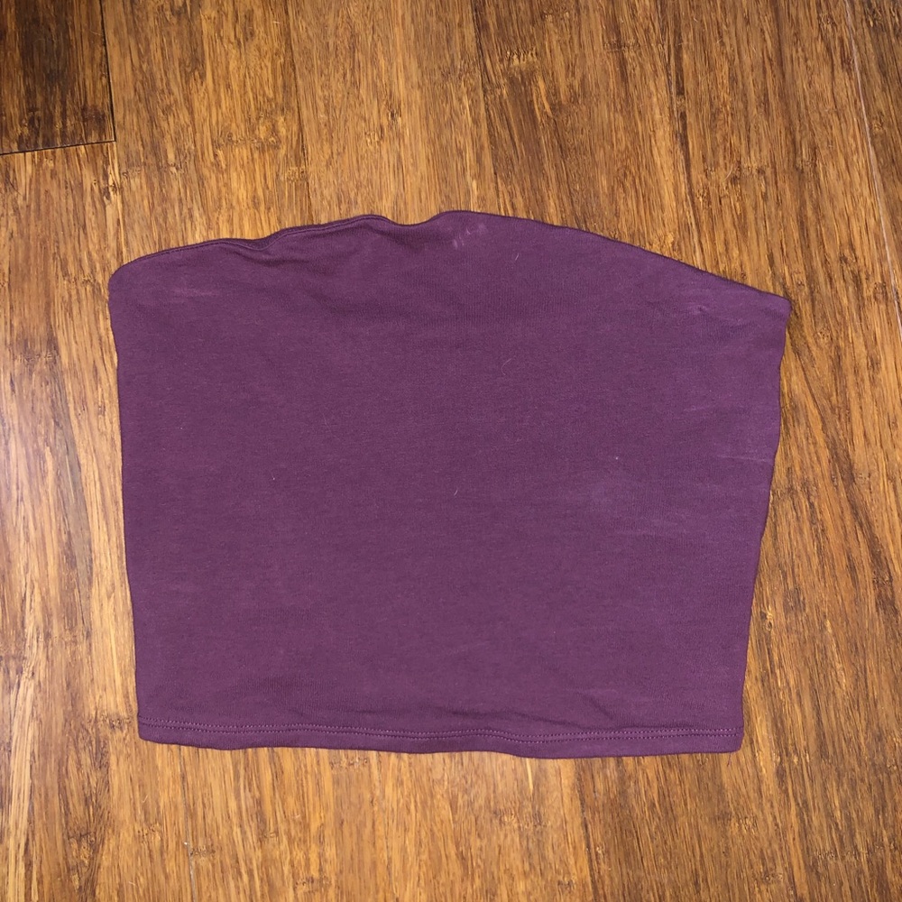 Purple tube top